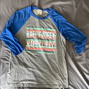 Fun WIFE baseball tee